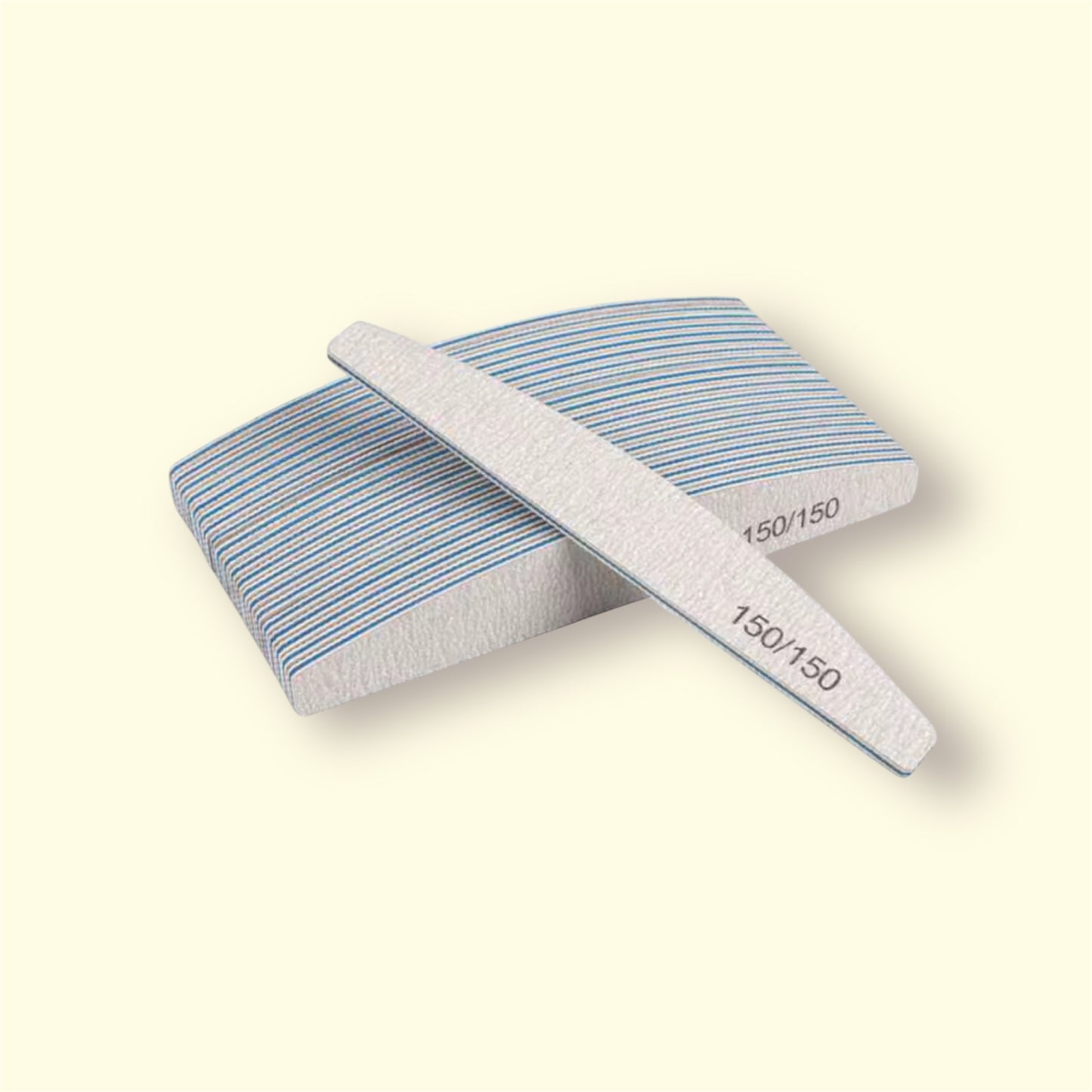 5-pack of moon-shaped nail files