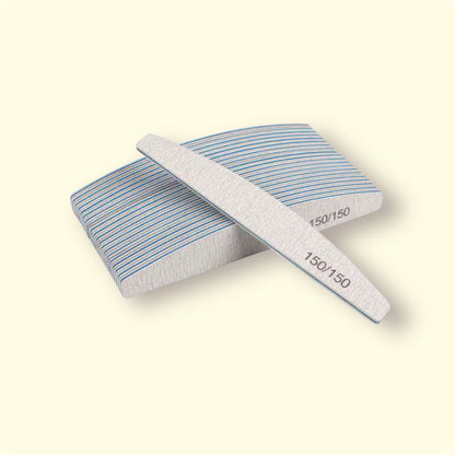 5-pack of moon-shaped nail files