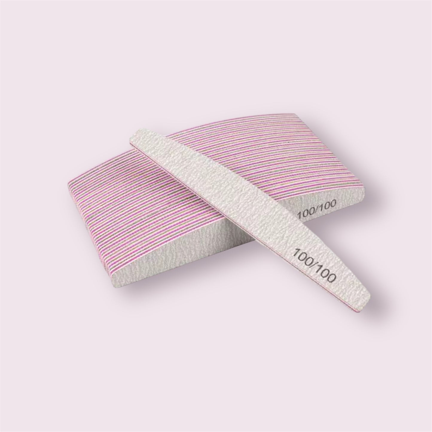 5-pack of moon-shaped nail files