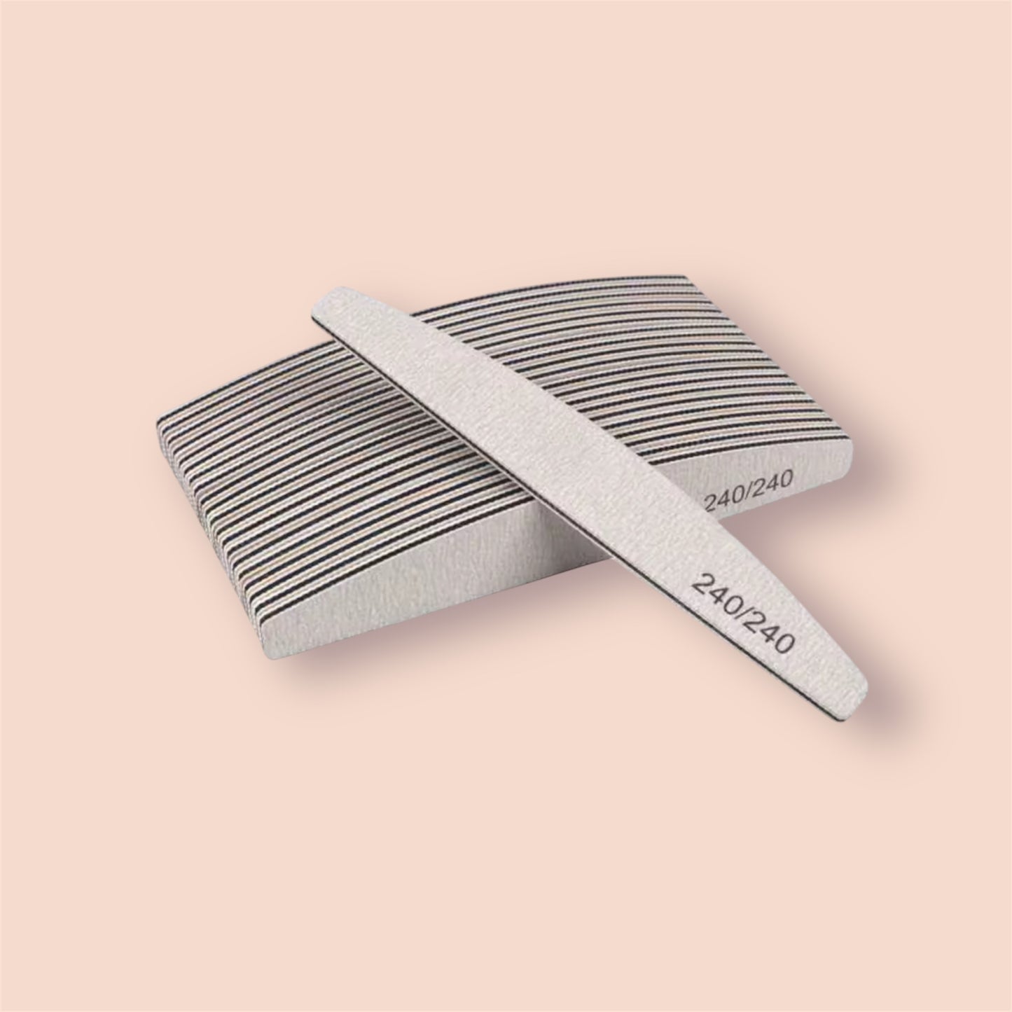 5-pack of moon-shaped nail files