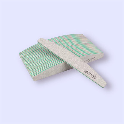 5-pack of moon-shaped nail files