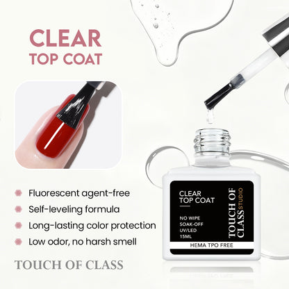 Clear top coat 15 ml (forhåndsbestilling)