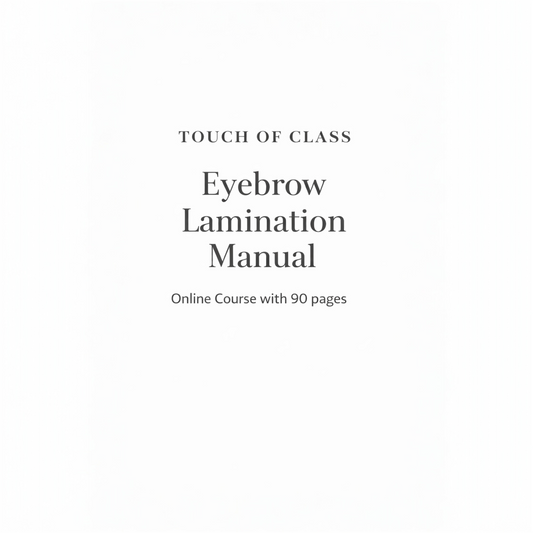 Eyebrow Lamination | wax & tint Manual