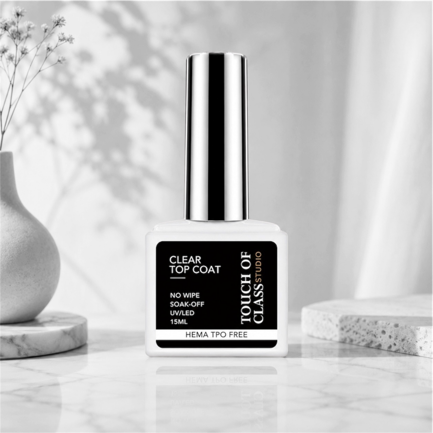Clear top coat 15 ml (forhåndsbestilling)